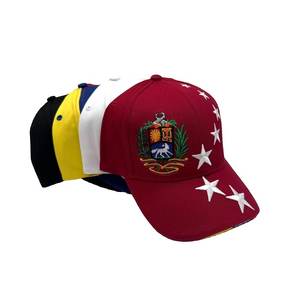 Promotion Casquette en coton personnalisée <span class=keywords><strong>pas</strong></span> chère Gorra De Venezuela Logo 7 étoiles Broderie de haute qualité Casquette de sport de baseball Tricolore pour homme - Product Image 2