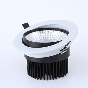 Lámpara de Techo LED Empotrada Comercial, Iluminación Interior sin Marco, Alimentación CA, Aluminio, 4100K, Negro, Garantía de 3 Años, CRI 90 - Product Image 2