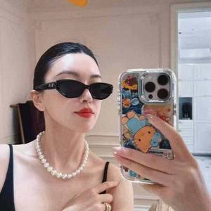 Collier en argent S925 avec perle pour femme, collier creux entrelacé, version coréenne, collier simple et élégant, chaîne de clavicule, colliers de perles - Product Image 2