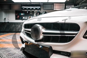 Punte del diffusore della parte posteriore dei cappucci dei parafanghi della griglia dei corredi del corpo di CLY per <span class=keywords><strong>2016</strong></span> + Mercedes classe E <span class=keywords><strong>W213</strong></span> aggiornamento E63s AMG 1:1 paraurti dell'automobile - Product Image 5