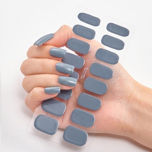 14 <span class=keywords><strong>autocollants</strong></span> pour <span class=keywords><strong>ongles</strong></span> en gel semi-durci UV, de qualité supérieure, longue durée, couvrance totale, gel UV/LED semi-durci - Product Image 6