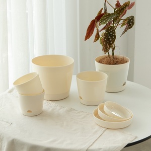 Kit de Jardinière <span class=keywords><strong>Grande</strong></span> <span class=keywords><strong>Taille</strong></span> en <span class=keywords><strong>Plastique</strong></span> PP Écologique Style Ferme avec Arrosage Automatique Facile et Plateau Étanche pour Jardinage Domestique - Product Image 3