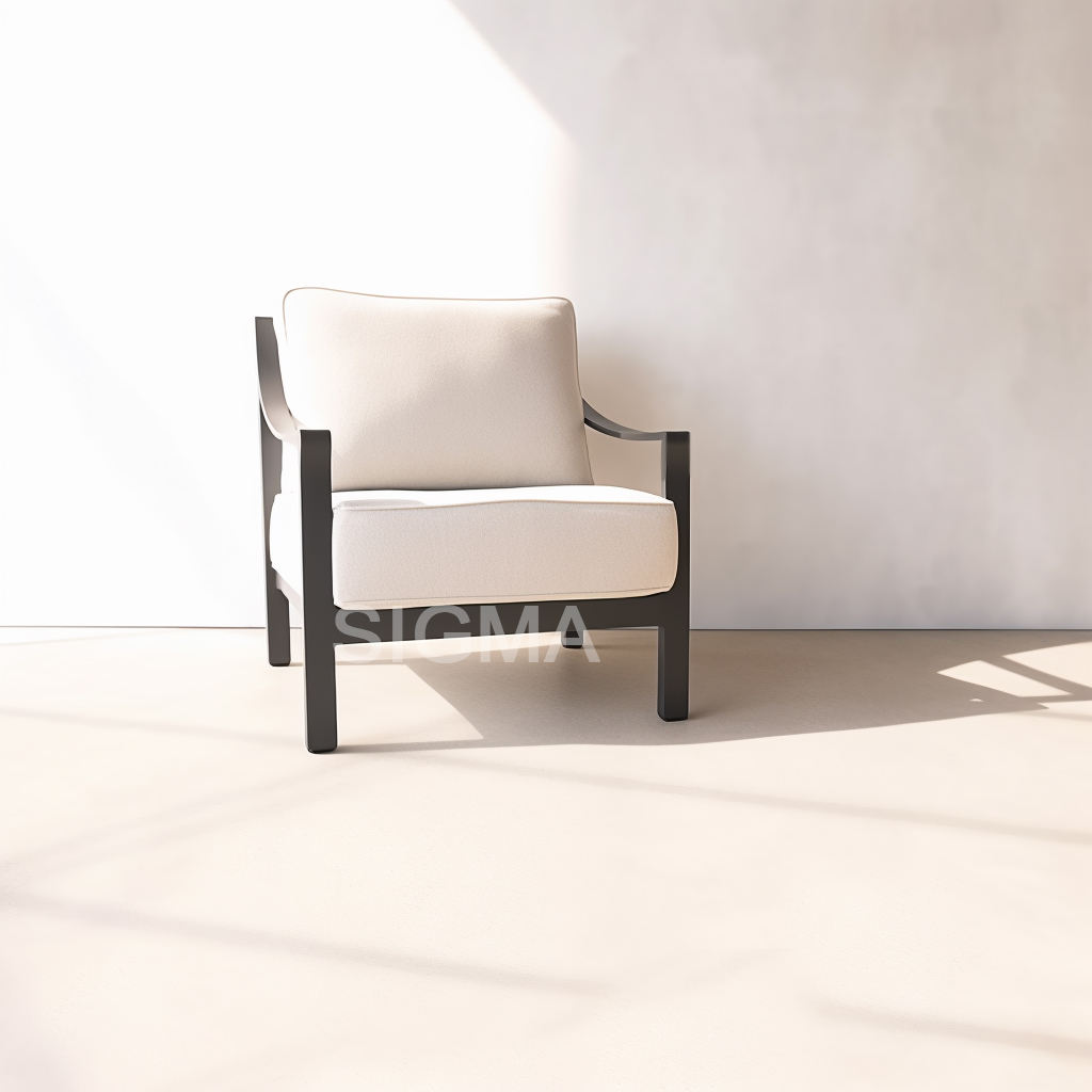 Modern Design Aluminum Dinning Chairs Cheap Black Patio Restaurant Furniture