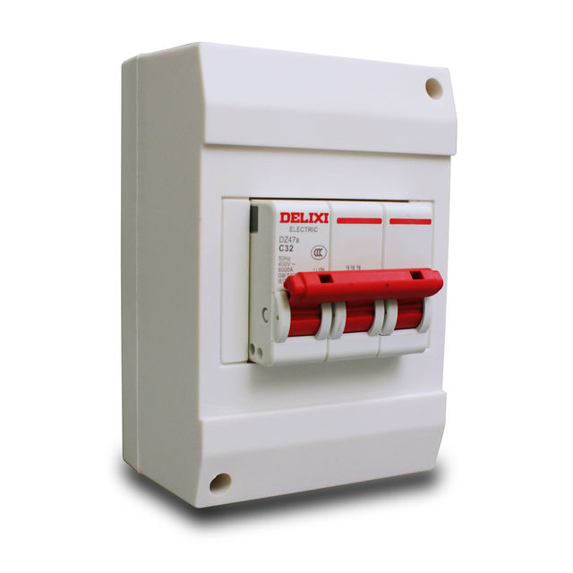 COOANT Durable Enclosure Compact Electrical Systems 2p DC 4.5KA 10A-63A MCB Miniature Circuit Breaker BCD Curve C/B/D 365 Days