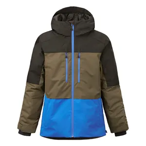 Custom Kids Outdoor Wear Boys Ski Jacket Waterproof Insulated for Children Skiing Jacket Children Clothing