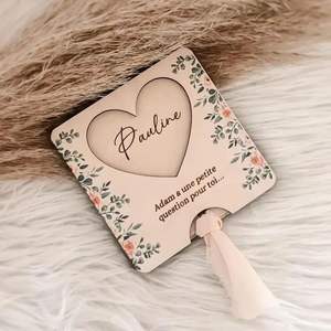 Cadeau spécial de fête <span class=keywords><strong>des</strong></span> mères pour marraine et <span class=keywords><strong>parrain</strong></span> pour baby shower et baptême de l'enfant - Product Image 1