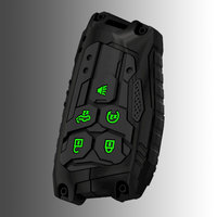 Housse de clé en silicone intégral, étui de protection pour clé compatible avec Chevrolet Chevy GMC Buick Encore Terrain Malibu Cmaro Cruze Impala Spark