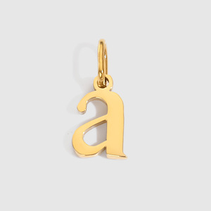 EManco - Colgante <span class=keywords><strong>con</strong></span> 26 Letras del Alfabeto Inglés, Accesorios de Joyería de Acero Inoxidable <span class=keywords><strong>con</strong></span> Baño de Oro, Dijes en Minúsculas para Hacer Collares - Product Image 6