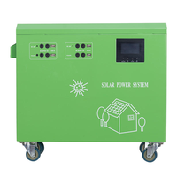 Système solaire intégré 5 kW abordable, monophasé, tout-en-un, avec onduleur hybride et batterie intégrée, design portable