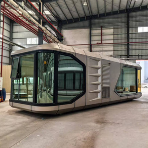 Casa Cápsula Modular V7 con Aislamiento <span class=keywords><strong>de</strong></span> Espuma <span class=keywords><strong>de</strong></span> Poliuretano <span class=keywords><strong>de</strong></span> 100 mm, Relleno <span class=keywords><strong>de</strong></span> Mortero Reforzado, Casa Cápsula para Hotel - Product Image 4