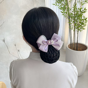 <span class=keywords><strong>Filet</strong></span> <span class=keywords><strong>à</strong></span> cheveux <span class=keywords><strong>professionnel</strong></span> pour femme, infirmière, hôtesse de l'air, banquière, serveuse d'hôtel, accessoires de coiffure en fil de soie - Product Image 5