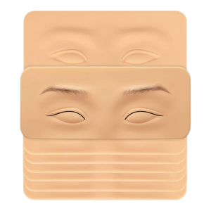 3D Silicone tatuaggio pratica la pelle per le sopracciglia & Eyeliner Microblading trucco permanente strumento di formazione - Product Image 1