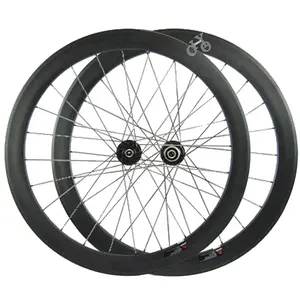 Carbon Bike Wheel U Shape 50mm Clincher Carbon Fiber Bicycle Wheelset 25mm Width V Brake Carbon Wheels Road Bike