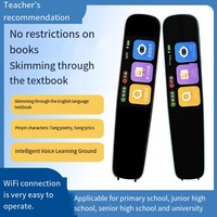 Stylo de lecture et de traduction portable A3 Oguchi avec IA, traduction en temps réel, 64 Go de RAM, cours de traduction chinois-anglais, synchronisation, écran 1,97 pouces