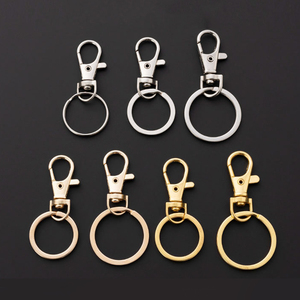 Nhà Máy Giá Hot Bán chia Keyring phụ kiện kim loại mùa xuân móc xoay tôm hùm Claw Clip <span class=keywords><strong>Keychain</strong></span> - Product Image 2