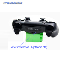 40 autocollants LED pour Playstation 4, pour manette PS4 Pro Slim, barre lumineuse, autocollant décoratif, accessoires de jeu flash