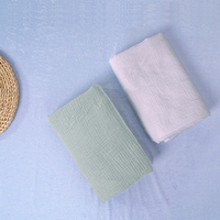 Manta de Muselina Transpirable, Tejida y Ecológica para Bebés, Ideal para Cunas, Suave y Cómoda para el Sueño del Recién Nacido