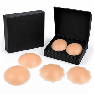 VOCH GALA - 5 Pares de Pétalos de Silicona Adhesivos Reutilizables e Impermeables para Mujer, Hipoalergénicos, Adhesivos para el Pecho - Product Image 1