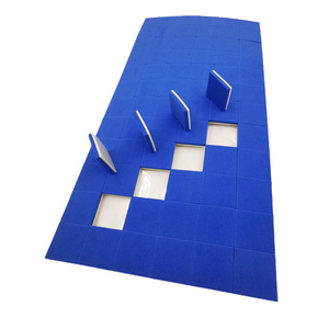 Tùy chỉnh kính tách Gasket 25*25*3 + 1 mét Độ dày màu xanh EVA cao su bám bọt thủy tinh vận chuyển bảo vệ separator Pads - Product Image 5