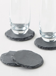 Posavasos <span class=keywords><strong>de</strong></span> piedra Circular <span class=keywords><strong>de</strong></span> <span class=keywords><strong>venta</strong></span> directa <span class=keywords><strong>de</strong></span> fábrica, posavasos <span class=keywords><strong>de</strong></span> pizarra con aislamiento <span class=keywords><strong>de</strong></span> borde Natural para alfombrillas, posavasos <span class=keywords><strong>de</strong></span> pizarra con grabado láser - Product Image 3