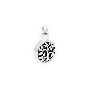 Gioielli commemorativi personalizzati di alta qualità per ceneri collana con urna albero della vita in acciaio inossidabile placcato oro Non appannato - Product Image 5