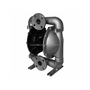 2英寸不锈钢空气气动隔膜泵，制药工业用PTFE隔膜的不锈钢BSK泵