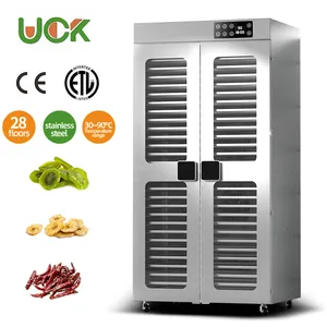 Factory Direct Commercial Stainless Steels Beef Jerky Dehydrator 28 Tray Fruits And Vegetables Dehydration Drying Machine