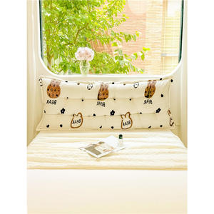 หมอนพิงหลังลายหมีน่ารักสำหรับอ่านหนังสือบนเตียง รองรับการอ่านหนังสือ หมอนอิงผ้ากำมะหยี่นุ่ม รูปทรงยาว ซักได้ สำหรับเด็กและนักเรียน - Product Image 5