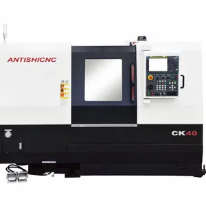 CK40 CNC torna makinesi tam otomatik eğimli yatak Metal çin yatay CNC yüksek hassasiyetli uzun hizmet süresi