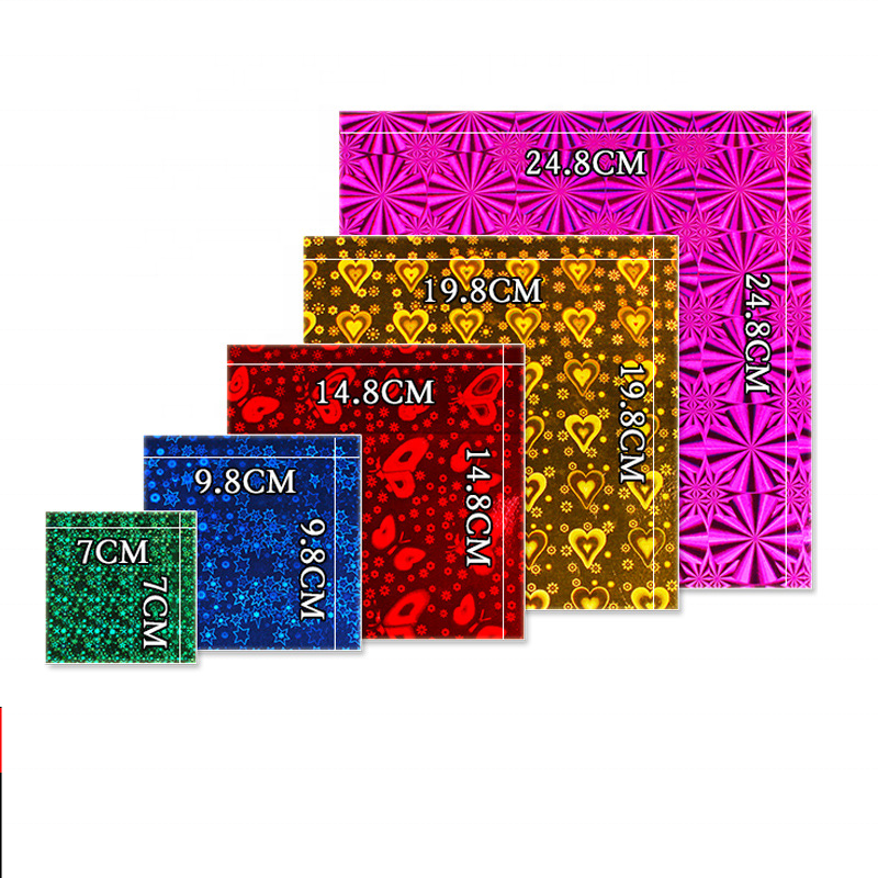 Laser Cardboard Glossy DIY Handmade Paper Origami Special Art Paper for Children's Decorative