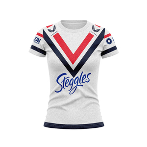 Wholesale Custom Oem Full Print Sublimated Quick Dry 100% Polyester <strong>Australia</strong> Women's Training Rugby Jerseys Tops With Logo - Product Image 2