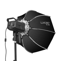 Luxgeo – boîte à lumière en tissu 60cm, Kit d'éclairage pour l'extérieur, Portable, Studio de photographie, parapluie octogonal, boîte à lumière avec support Bowen