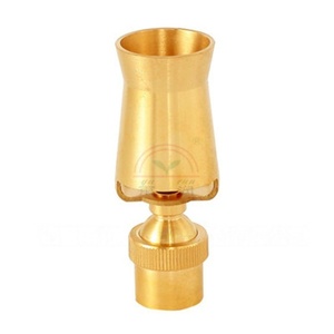 Fontaine d'eau de luxe en laiton avec jet en forme de tour de glace et buse de pulvérisation en cèdre pour aménagement paysager de jardin, directement de l'usine - Product Image 1