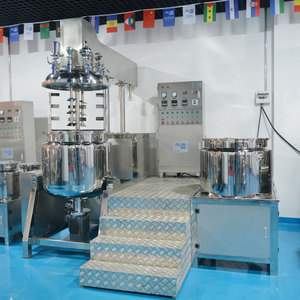 Máquina cosmética mezcladora homogeneizadora emulsionante al vacío para crema, pasta de loción, fabricación de línea de producción, mezcla al vacío - Product Image 2