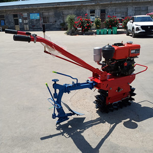 Multifunctional Gasoline Power Tiller Farm <b>Cultivator</b> Single Row Red Engine For Plowing And Soil Loosening - Product Image 2