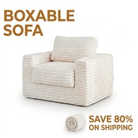 Canapé simple compressible en tissu doux et respirant, respectueux de la peau, ergonomique, gain de place, rangement facile pour petit appartement