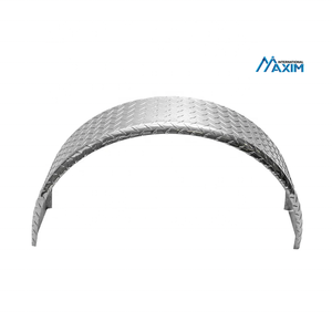 Aleación de aluminio Robusto construido Acero Diamante Placa Redondo <span class=keywords><strong>Remolque</strong></span> <span class=keywords><strong>Guardabarros</strong></span> Eje único <span class=keywords><strong>Guardabarros</strong></span> - Product Image 2