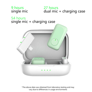 2025 nuovo portatile K16 2 in 1 rumore senza fili minuscolo Mini Mini senza fili microfonereduction collare Clip microfono per l'insegnante - Product Image 5