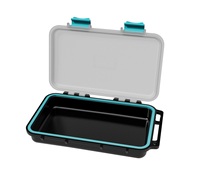 Mini étui d'extérieur en mousse, boîte de pièces, petit boîtier Micro équipement rigide étanche avec corde, pochette en mailles personnalisées