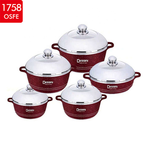 Cuire Antiadhésif Résistant Aux Frottements Dessini Cuisine Fond À Motifs Casserole Ensemble - Product Image 3