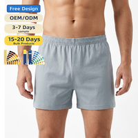 Boxers en coton personnalisés pour hommes – Confortables, amples, séchage rapide, pour la maison et la détente – Vente en gros