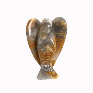 Angelo Custode Tascabile in Cristallo Intagliato, Pietra Naturale Curativa in Ametista, Regalo per Te e i Tuoi Cari, Onice - Product Image 6