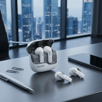 Écouteurs sans fil TWS S52 ANC+ENC avec indicateur LED, étanchéité IPX5, son Hi-Fi, design intra-auriculaire, jusqu'à 10 heures d'autonomie