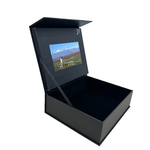 <span class=keywords><strong>Carte</strong></span> <span class=keywords><strong>de</strong></span> vœux numérique OEM/ODM faite à la main <span class=keywords><strong>avec</strong></span> écran LCD, batterie au lithium, boîte vidéo, fonction <span class=keywords><strong>de</strong></span> lecture automatique, style ange/croix/animal - Product Image 2