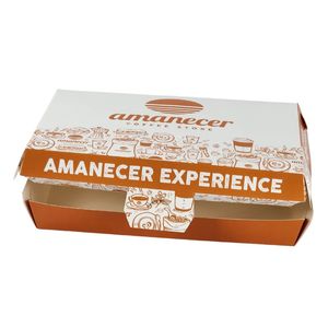 Caixa de Embalagem Segura para Alimentos Personalizada, Embalagem Descartável para Comida Quente, Caixa para Fast Food - Product Image 1