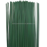 Fil de fleuriste écologique vert peint de 46 cm de long, calibre 22, pour la décoration de remise de diplômes, Halloween et Noël (vente en gros)