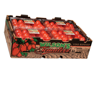 Boîtes pliables en carton ondulé recyclable pour fruits et légumes frais, tomates, avec impression offset pour le transport - Product Image 2