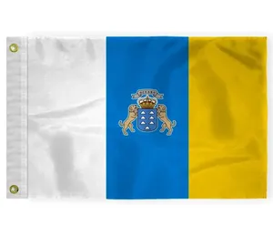 Bandera Náutica Personalizada de Alta Calidad para Yates, Bandera de Santa Lucía, Bandera del <span class=keywords><strong>Caribe</strong></span> con 2 Ojales de Latón - Product Image 5