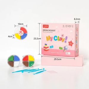 MIKATALE Story Jouets en argile éducatifs pour enfants, ultra-légers, à faire soi-même, argile à modeler, pâte à modeler, argile à séchage à l'air, boîte cadeau - Product Image 3