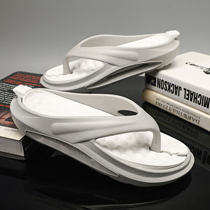 Chanclas EVA para hombre, suela suave, transpirables, antideslizantes, sandalias de playa para exteriores, informales, de verano, con punta abierta, talla 40-45 - Product Image 3